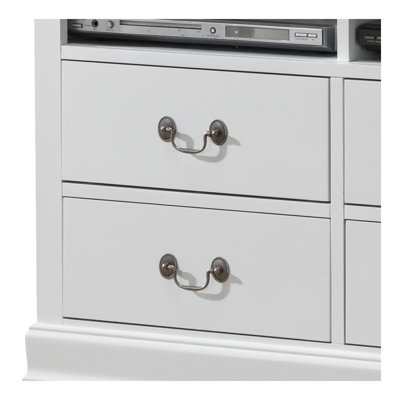 Charmante unité de rangement blanche