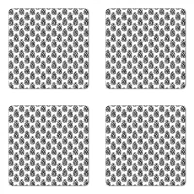 Square 4 Piece Coaster Set