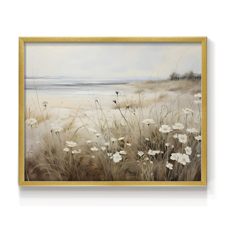 Paysages rétro-DCCCLVI-Reproduction encadrée - réversible, H 16 po x l 20 po, Doré