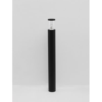 Black Metal Bollard Light