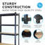 5 Tier Metal Shelving Adjustable Unit 180 H-106872322