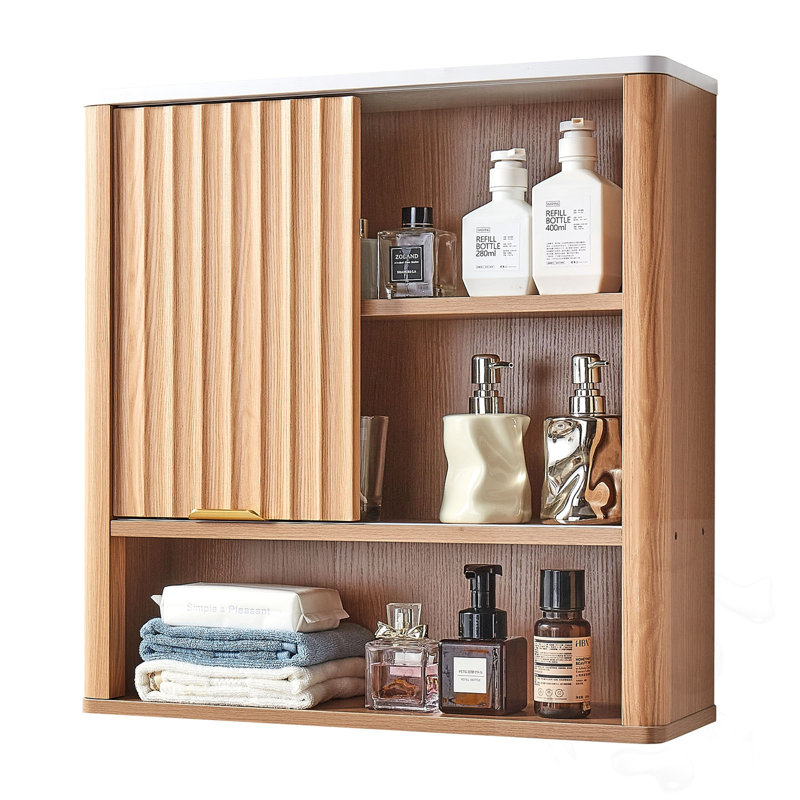 Wall Mounted Bathroom Cabinet With Door And Adjustable Shelf