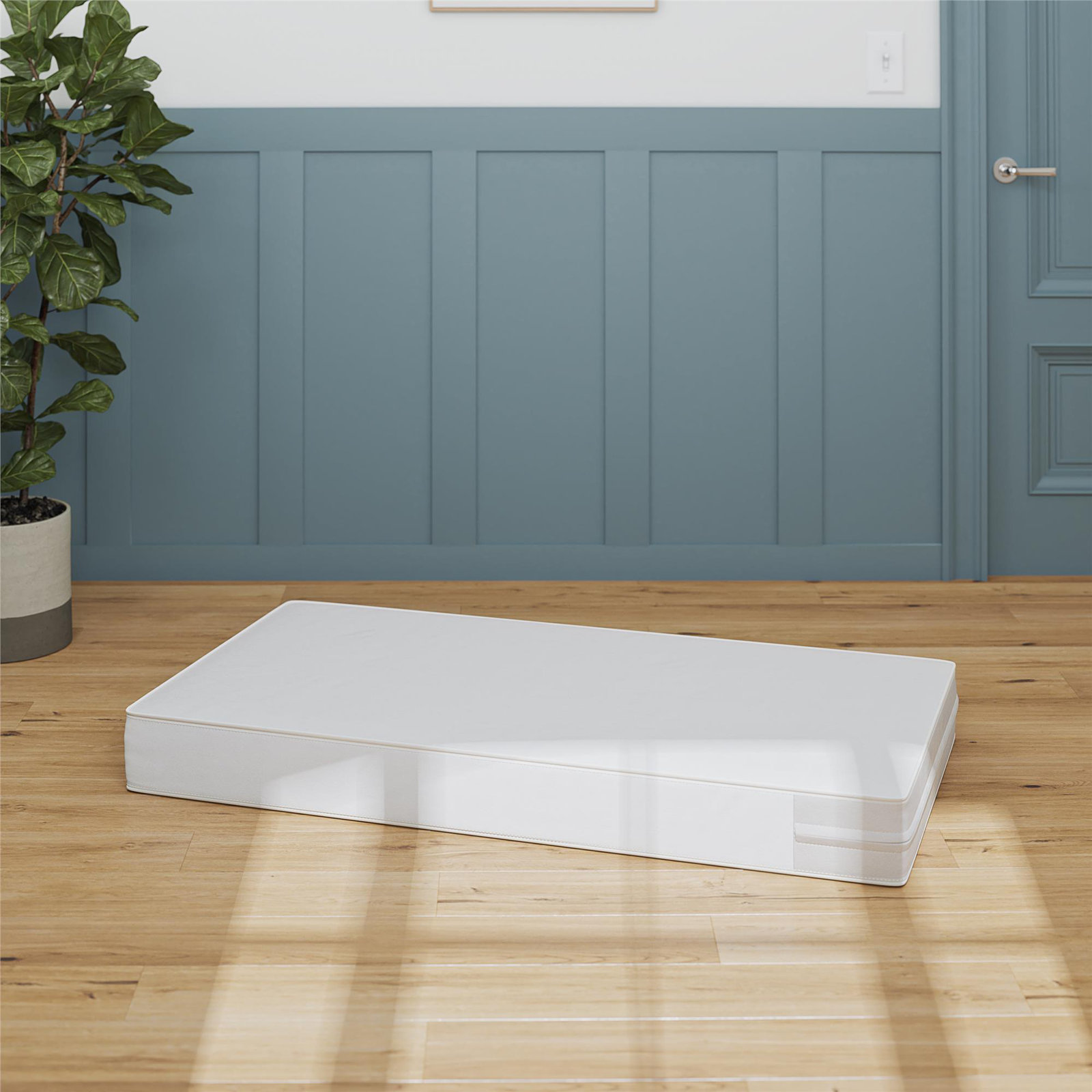 Sumpter Heavenly Dreams Crib and Toddler Mattress, White