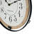 Oversized Old Town Round Frame With Top Loop Wall Clock