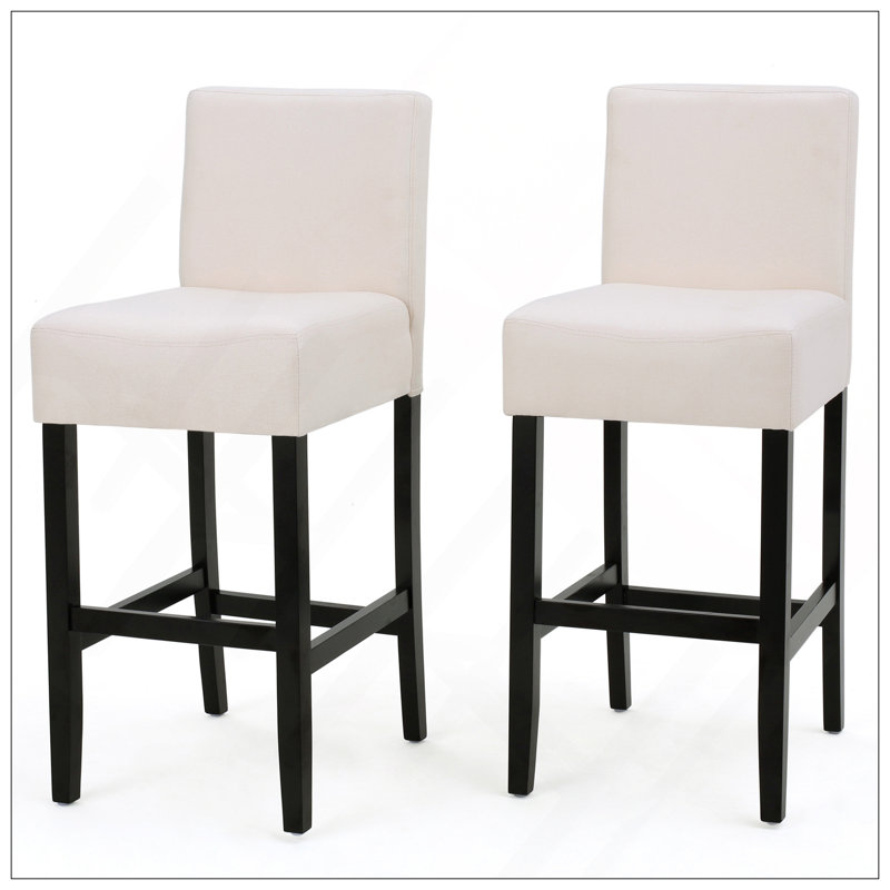TABOURET DE COMPTOIR ZUMA KD [ENSEMBLE DE 2 PCS] Avec un design élégant, un coussin moelleux et des pieds robustes en bois d'hévéa pour le confort et le style