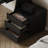 Rock slab countertop double-drawer writing desk-1737828268