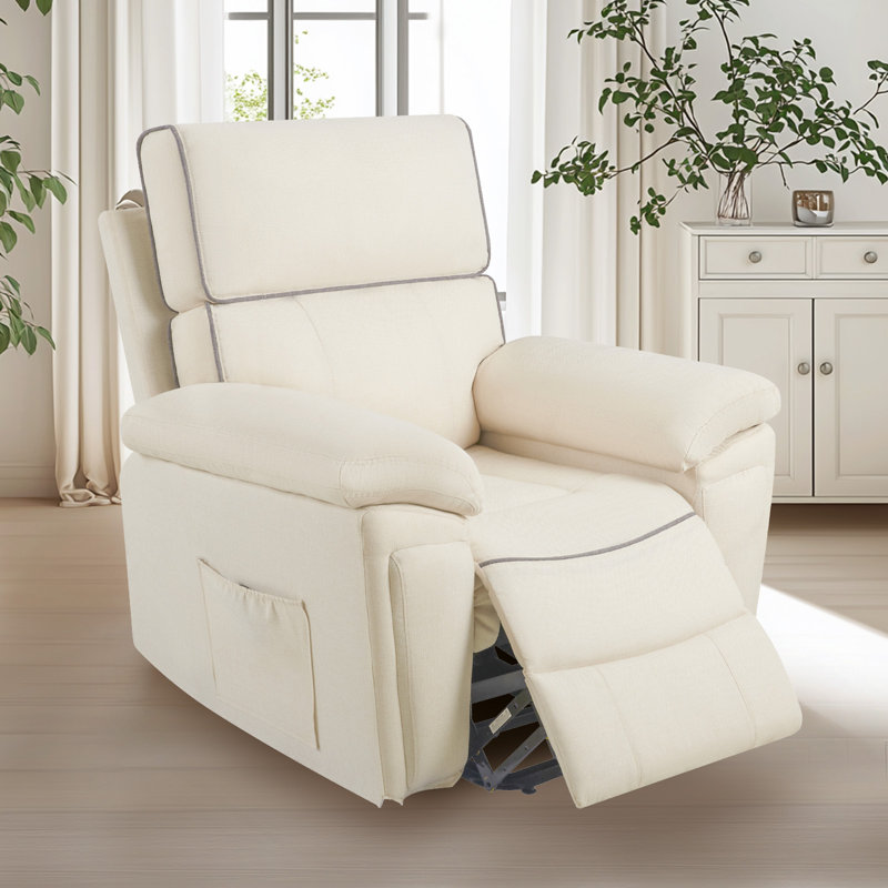 Fauteuils inclinables électriques pour adultes, personnes âgées, Beige