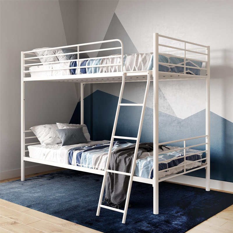 Alicemae Twin over Twin Standard Bunk Bed by Isabelle & Max™, Off White