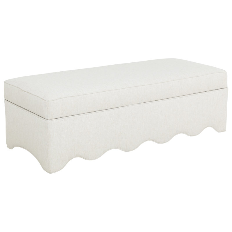 Katy Leather Ottoman, 1111 Brown