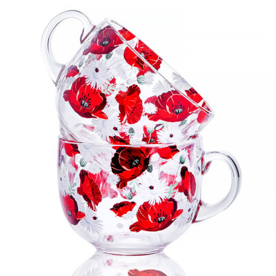 Jumbo Glass Mug 17 Fl Oz