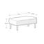 Nervata Living Four Leg Coffee Table with Storage-101377584-101377585