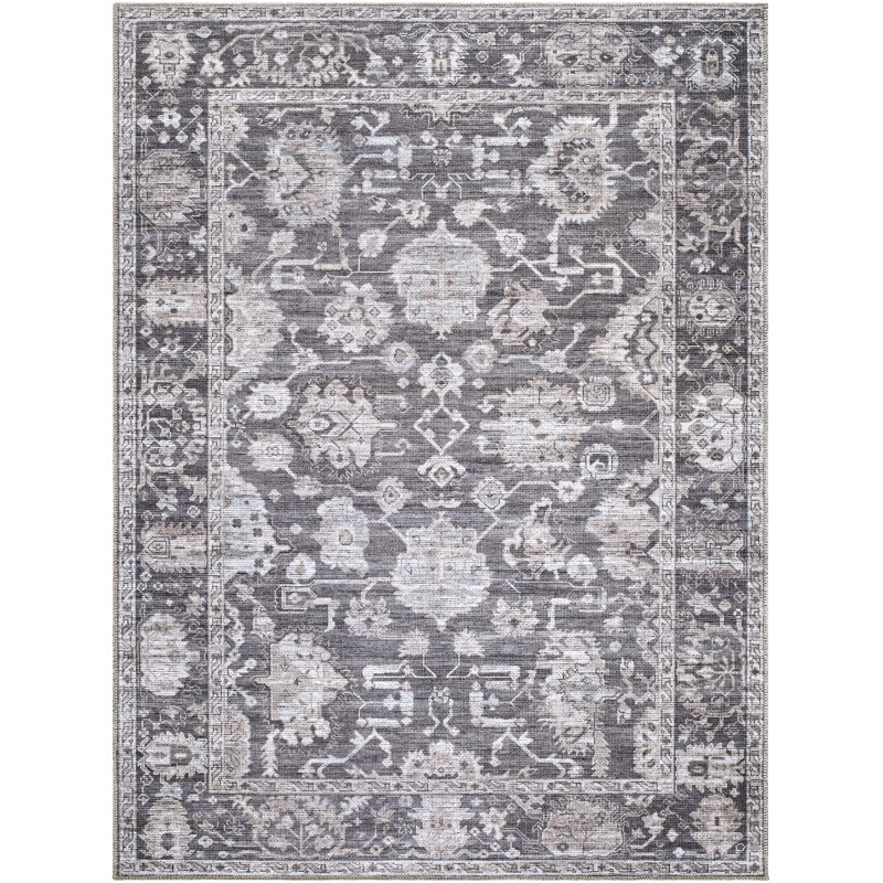 Tapis tissé à la machine Beckabl Owens X Livabliss Zafira, Rectangle 5 pi 3 po x 7 pi