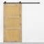 Alondria Oak with Rattan Barn Door-678590337