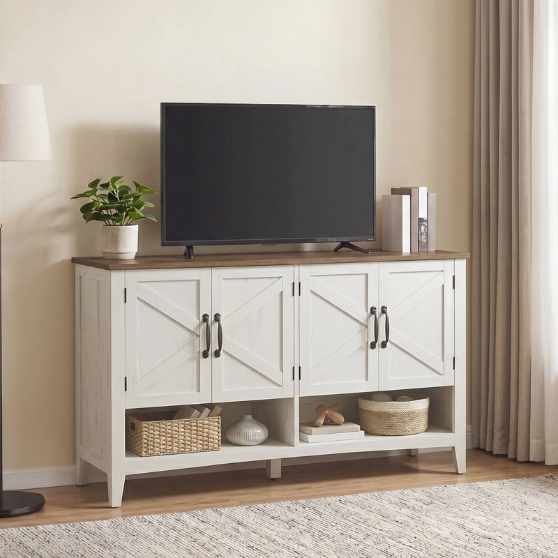 18-Pair Shoe Storage Cabinet, Brown/White