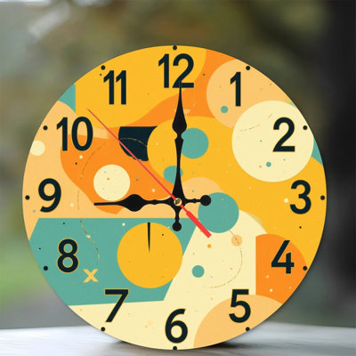 ModernArtWallClock