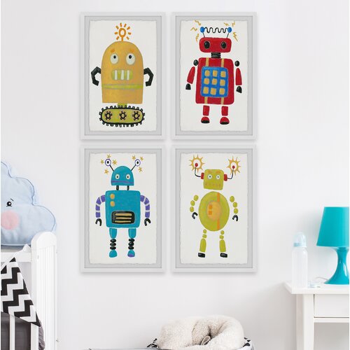 Isabelle & Max™ Jaoquim 4 - Piece Framed Art | Wayfair