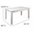 Dejon Rectangular Solid Pine Farmhouse Dining Table-87785164-87784571