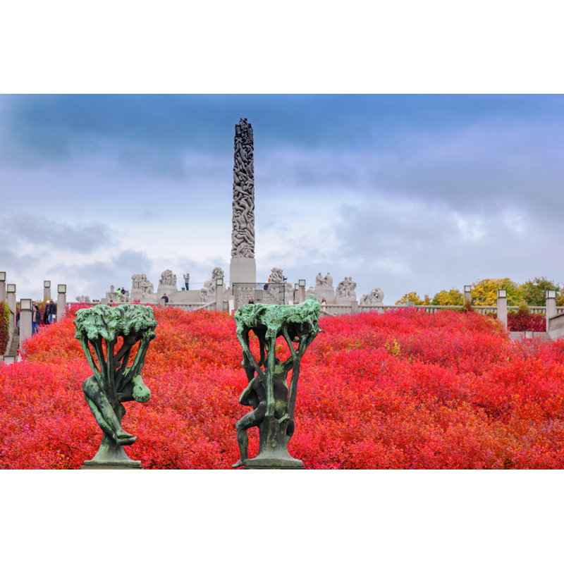 Gustav Vigeland Park by Ekely, 20" H x 30" W