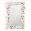 Medium 37" Woven Hide Accent Mirror