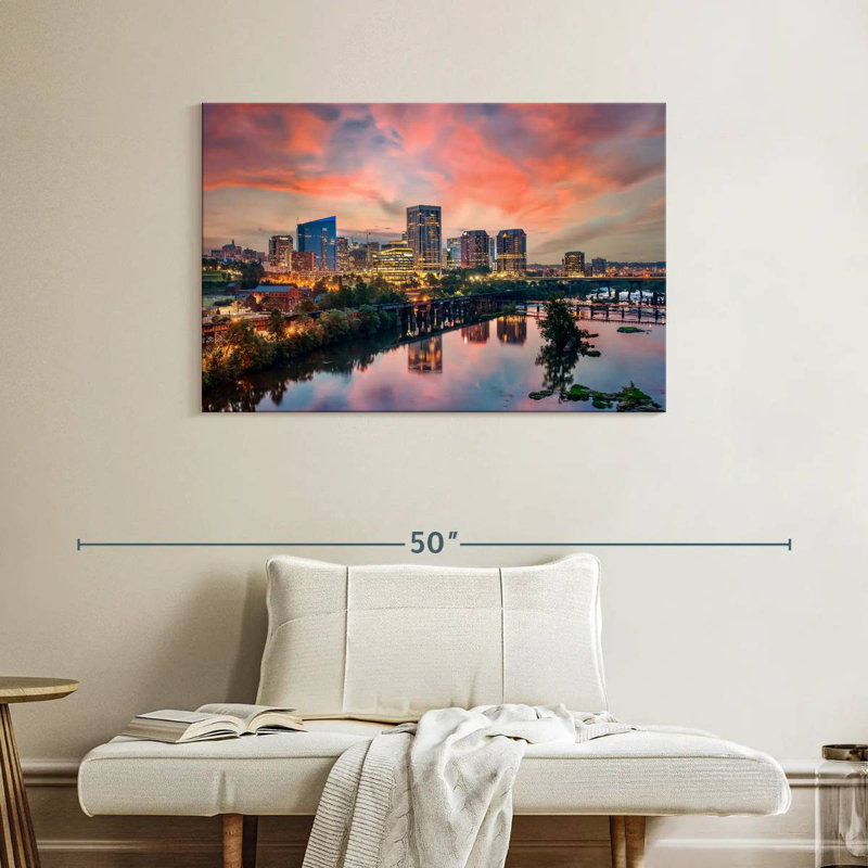 Nicci Richmond City Sunrise, H 26 po x l 39 po