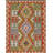 Geometric Kilim Oriental Wool Rug 3x4