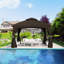 Pavillon de jardin en acier de qualité supérieure avec moustiquaire MASTERCANOPY-70124942-93723299