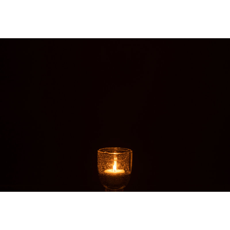 Glass Wall Tealight Holder, Transparent