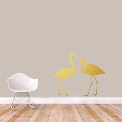 Adhésif décoratif flamants roses
