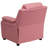 Degeorge Deluxe Padded Contemporary Kids Recliner with Storage Arms-197210590