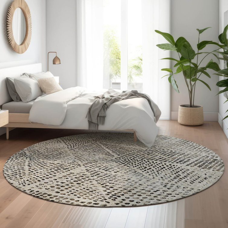 Premium Machine Washable Cerrito AMF591 Gray Rug