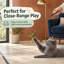 Deux styles de plumes naturelles et un fil métallique flexible donnent à ces baguettes à chat (lot de 2) un mouvement vif pour jouer avec les chats à courte portée sur les canapés, les lits et les tapis.