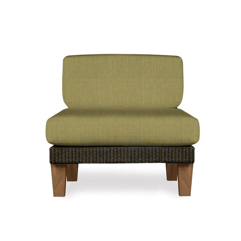 Catalina Outdoor Teak Lounge Chair, Mink, Remy Shadow