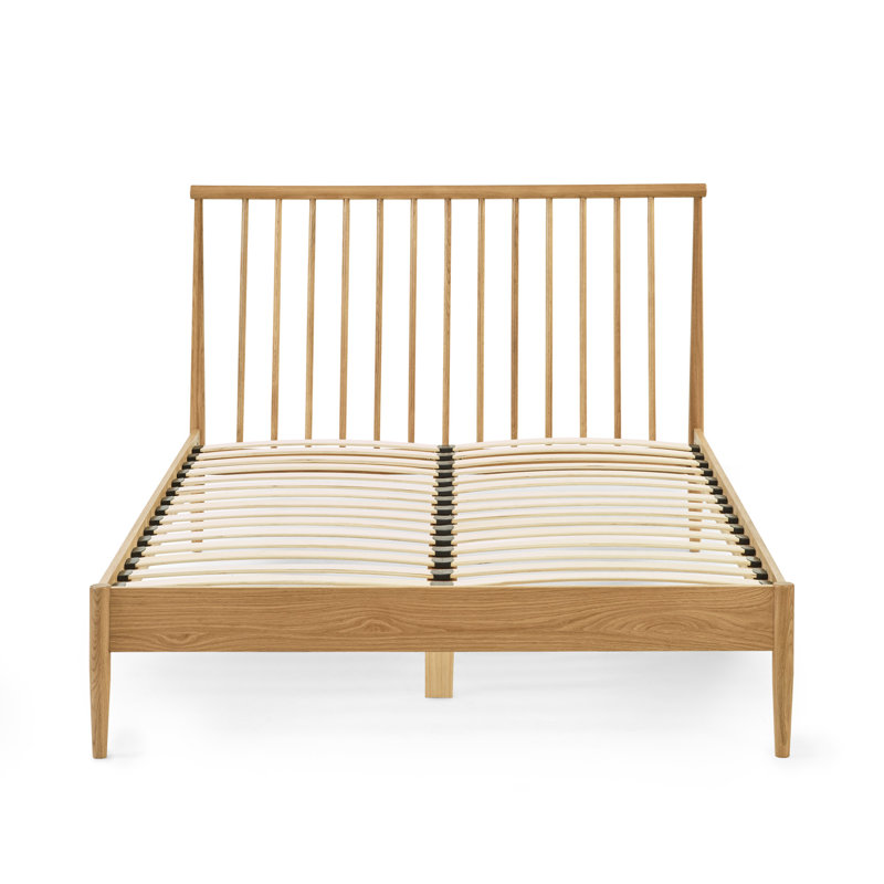 Oak Spindle Bed, Double (4'6), Natural
