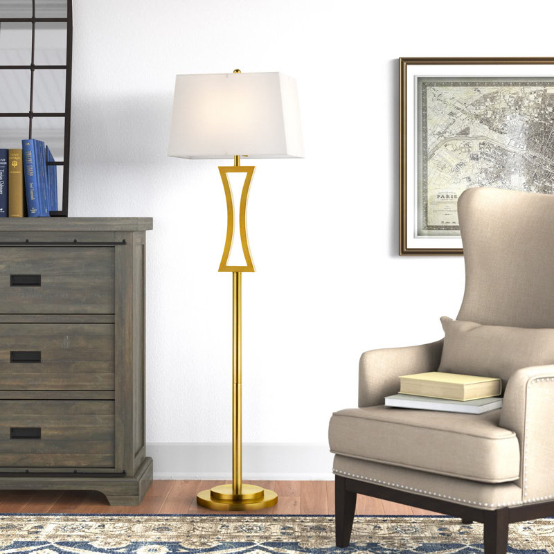 Burholme 63.75'' Floor Lamp, Gold
