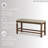 Hangyul Polyester Upholstered Bench