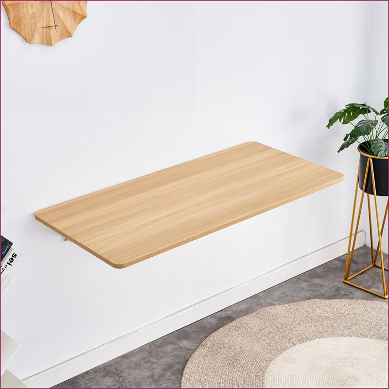 Table basse murale en acier pliable pour les petits espaces, peu encombrante Robuste pour le salon / salle de lavage