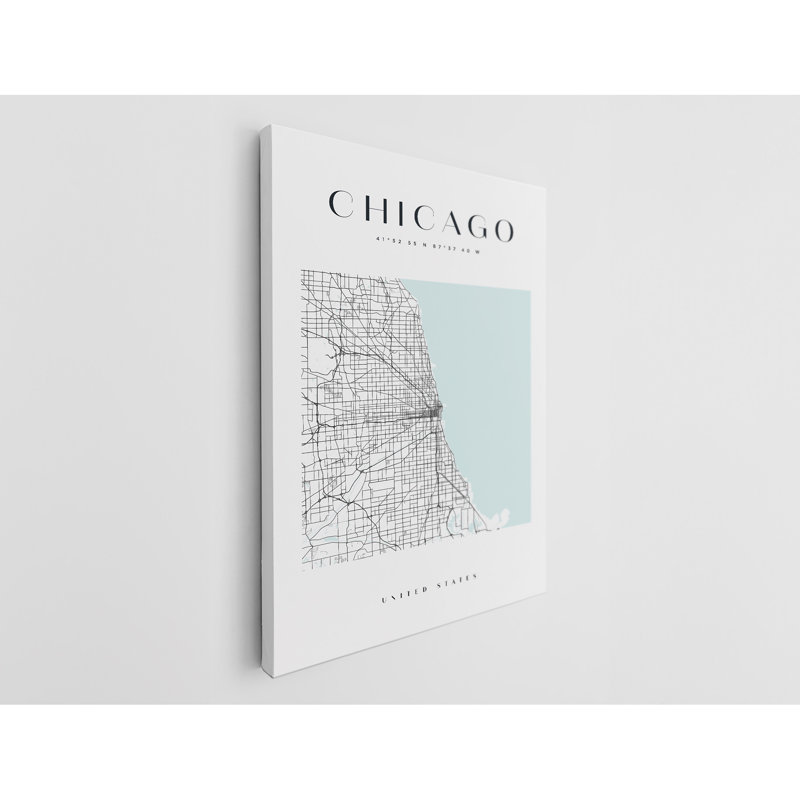 Impression sur toile Chicago, États-Unis, H 36 po x l 24 po
