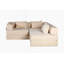 Boneless Compression Convertible Floor Sofa Bed With Fixed - Shape Frame, Boneless Modular Sectional, No Assembly, Ideal For Multi - Purpose Spaces-5640607
