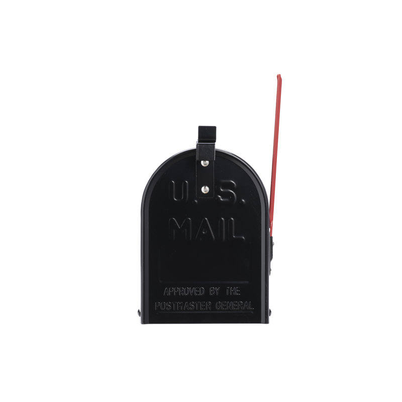Aluminium Weatherproof US Mailbox, Black