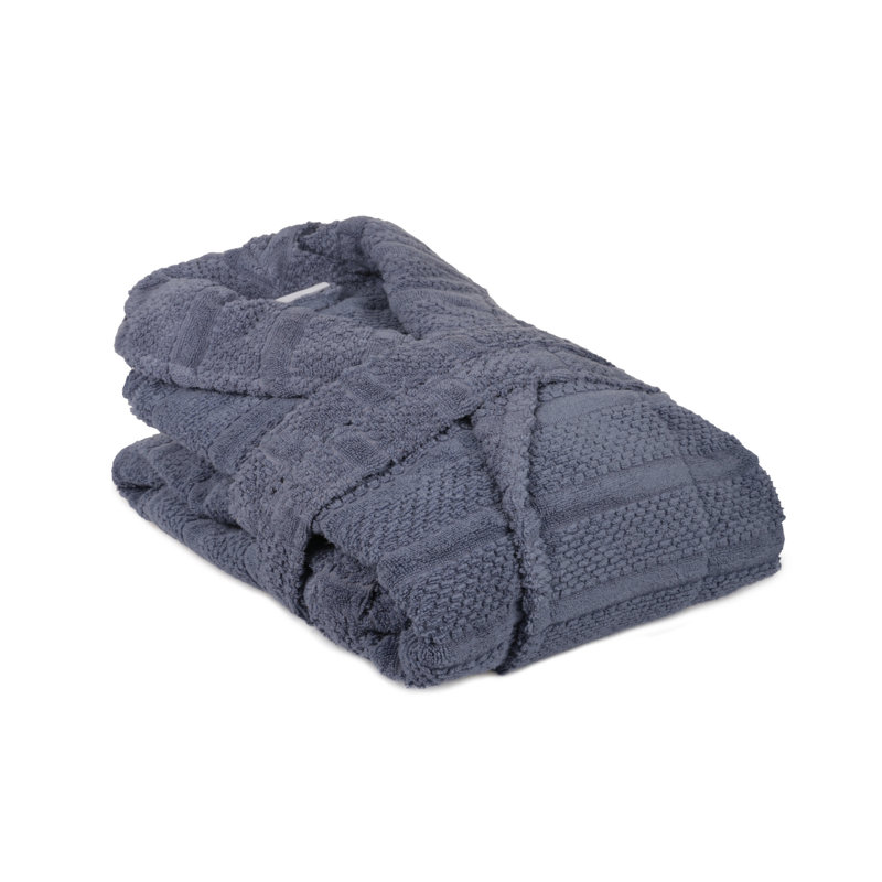Peignoir mi-mollet Boesch, M, Bleu