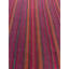 Tapis décoratif turc Kilim tissé à plat, rayures multicolores, style moderne du milieu du siècle, petit format (198 x 206 cm).