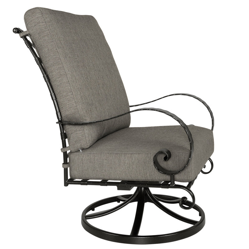 Classico Outdoor Lounge Chair, Carbon Black, Sash Denim