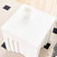 Table d'appoint carrée 15,79 po Modern White Modern