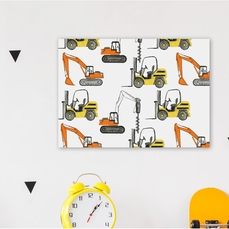 Serena Camions, reproduction sur toile tendue, H 8 po x l 12 po x P 1,5 po