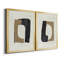 «Cardboard Cutouts I», ensemble de 2 peintures sur toile encadrées-459005783-459005776