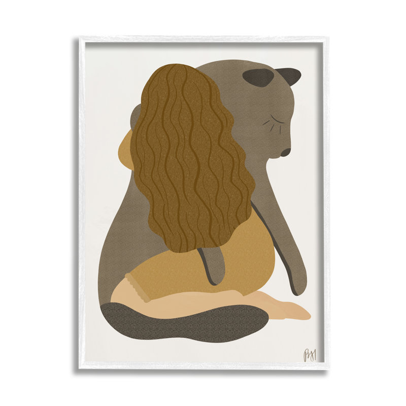 Ensembles de lions de mer ensanglantés Ensley, H 19 po x l 13 po, Giclée encadrée blanc bord de mer