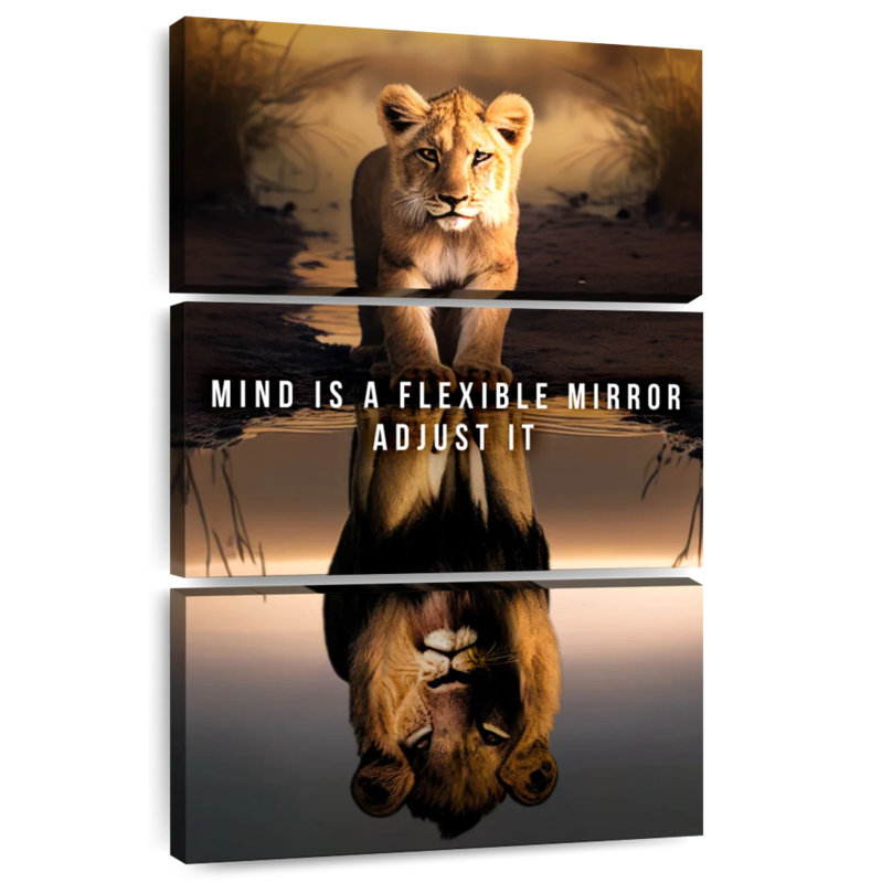 Tergel Mind Is A Flexible Mirror, 32" H x 20" W