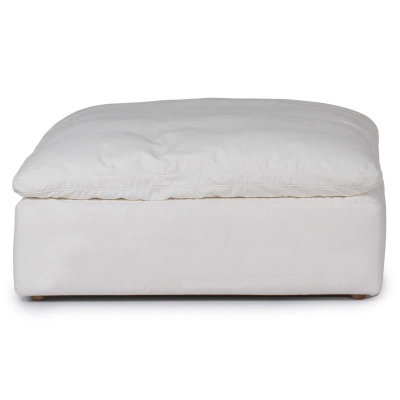 Canapé modulaire surdimensionné de 132 po Mielke, Mélange de polyester / nylon blanc