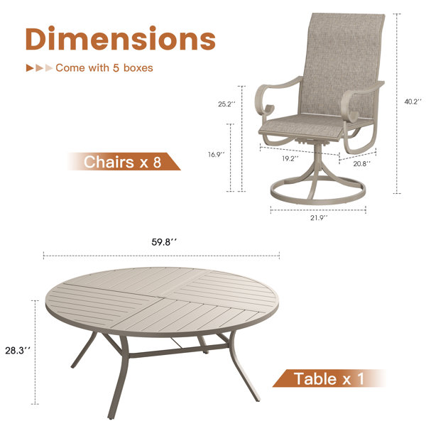 Dimensions du produit