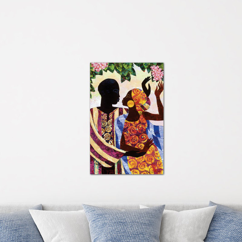 «In the Garden» par Keith Mallett, impression sur toile, H 12 po x l 8 po x P 0,75 po, Toile tendue, Pas de tapis